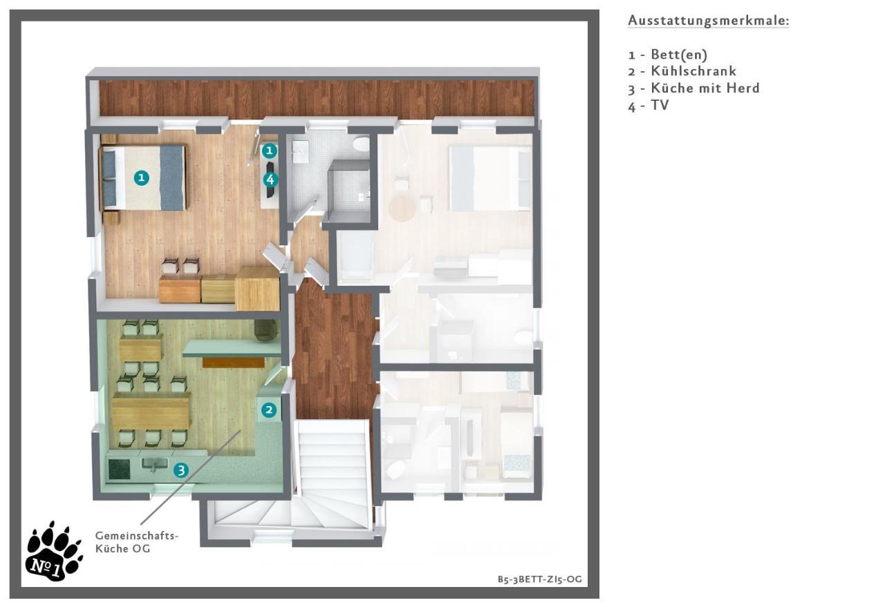 Numero1-Pension Und Cafe Rubeland Exterior photo